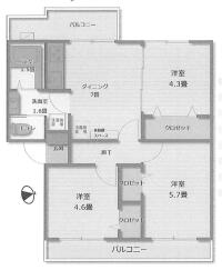 東京都板橋区 間取り